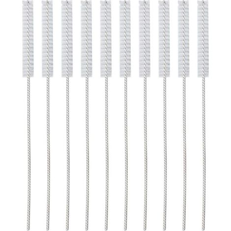 Cepillo de ventilación para audífonos de 2,5 mm, profesional, de nailon, para limpieza de tubos de audífonos, accesorio, 10 unidades (1/4)