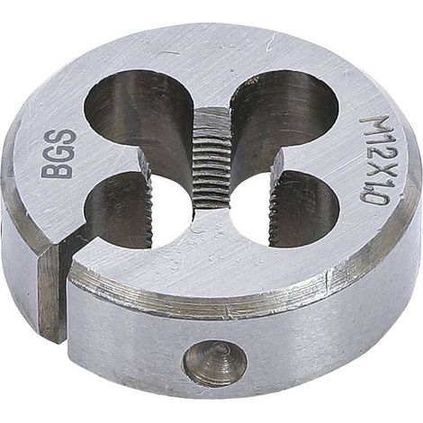Filières M12 x 1,0 x 38 mm - Acier, Filetage Précis - Outils de Coupe, Pro - D-Work
