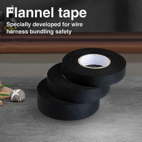 Ruban résistant à la chaleur, ruban haute température, largeur 25 mm, longueur 10 m, noir (1/5)