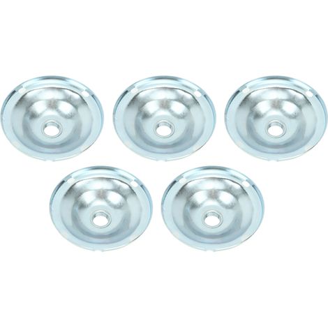 5er-Pack Industrielampenschirme aus Eisen für Lagerhallen, Fabriken und Bergwerke, G1/2 Innengewinde, 12 cm, G1/2 (1/5)