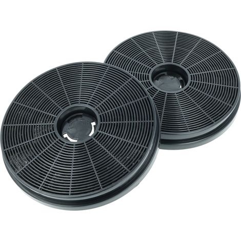 vhbw 2x filtro a carboni attivi sostituisce Klarstein 10033740 per cappe aspiranti - 17,5 cm