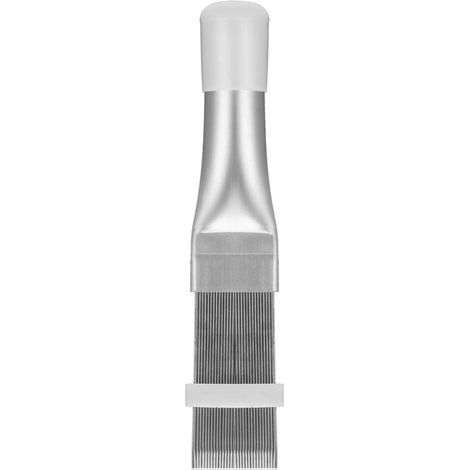 2pcs Air Conditioning Fin Comb Stainless Steel Fin Comb Condenser Fin Comb Brush Radiator Cleaning Brush Tool (Stainless Steel + Green Plastic) (1/4)