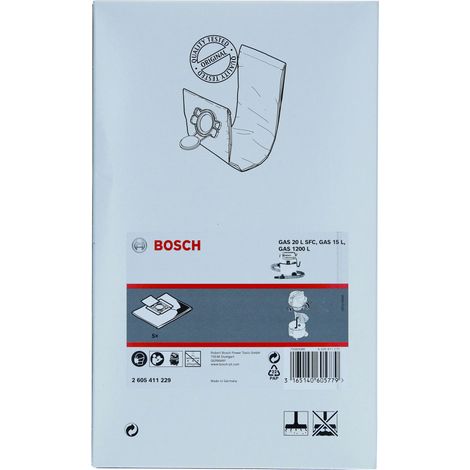 Bolsa de tela para GAS 20 L BOSCH 2605411229