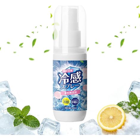 Spray Refroidissant Estival Rafraîchissement instantané apaisant et calmant Spray De Refroidissement D'Été Extérieur Pour Hommes Femmes Adultes Garçons Filles (1/5)