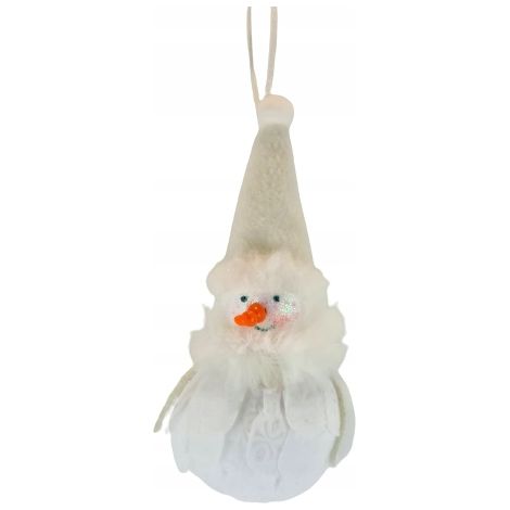 Colgante de plástico con un muñeco de nieve (1/5)