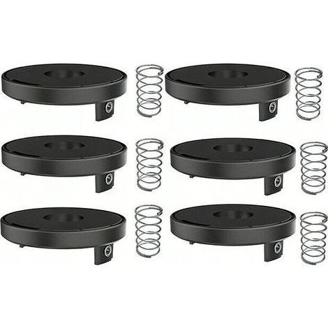Bobine de fil de rechange pour débroussailleuse Einhell CE-CT36/30 3405096, pour débroussailleuse Einhell 3405096 (6 couvercles + 6 ressorts) (1/5)