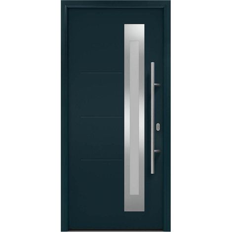 Hörmann Ecostar Haustür "ISOPRO IP 780S", anthrazitgrau (RAL 7016), 110 x 210 cm (B x H), DIN Rechts