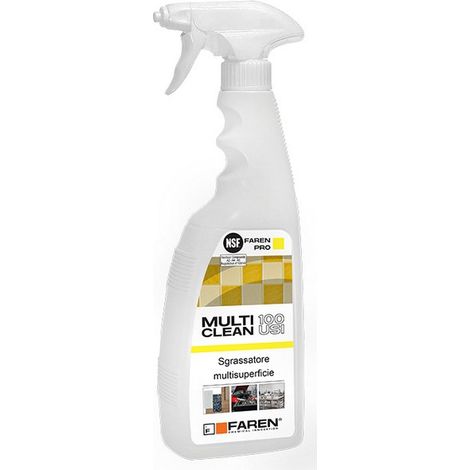 Sgrassante Multiuso 100 Usi Ml. 750 12 Pezzi Faren