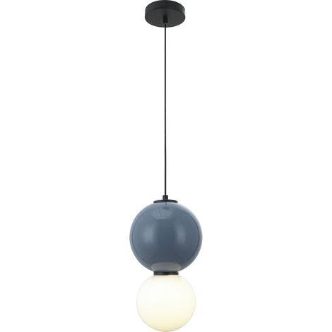 Suspension LED bleue Pieve italux PND-95221-1M-BLU