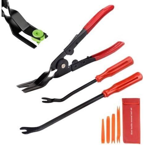 ALLIANDIS7 Pièces Outil de Démontage Garniture PorteOutil Rivets Voiturelevier déverrouillage,Cale Coupe Voiture pour Porte Voiture,Réparation ableau Bordoutil Levier - (1/5)