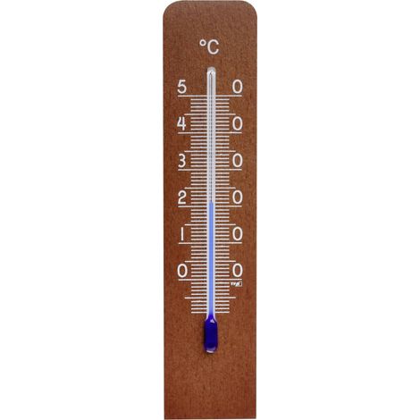 TFA Dostmann Analoges Innenthermometer Thermomètre noisetier 12.1057.03 (1/3)