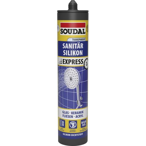 Soudal Sanitär-Silikon Express weiß 300 ml Dichtmaterialien