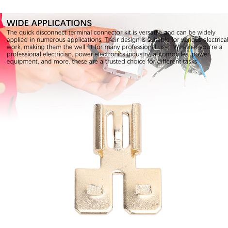 Double piggyback spade connector set (1/5)
