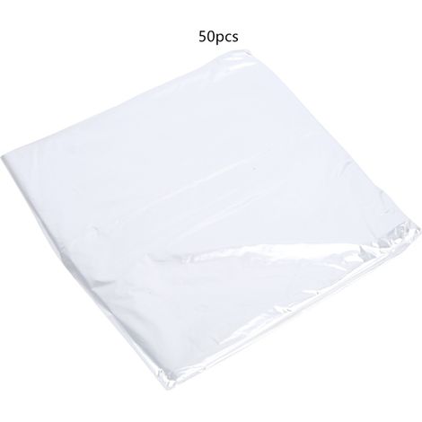 Bolsas desechables transparentes para guardar ropa, fundas de limpieza (60x90cm)