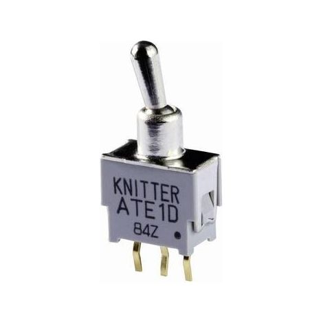 Knitter-Switch ATE 1D-RA Interruttore a levetta 48 V DC/AC 0.05 A 1 x On / On Permanente 1 pz.
