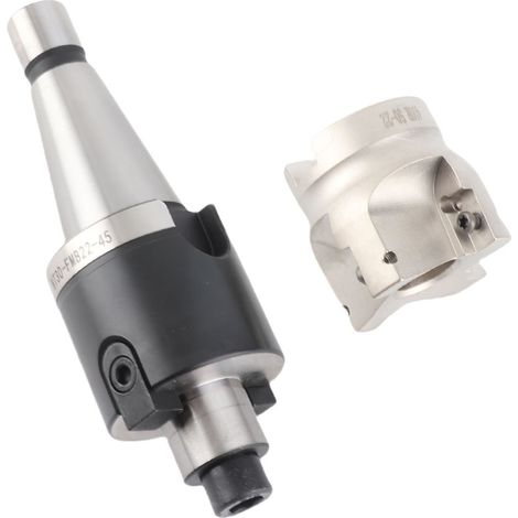 Porte-pince MT2 FMB27, fraise BAP400R-50-22-4T, plaquettes de fraisage 1604APMT (1/5)