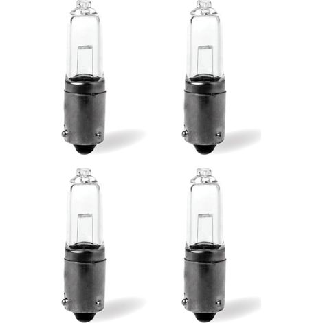 4X 435 H21W BAY9s Car Bulbs 12V 21W Halogen Clear 120 Degree Offset Pins for Reversing Light and Rear Fog Lamp