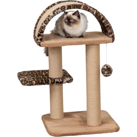 Albero per gatti - TRIXIE - Leo - Angolare - Juta - Peluche - Interno (1/5)