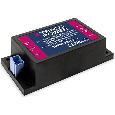 TracoPower TMPW 50-112-J Alimentatore a commutazione. 12 V/DC 4.16 A 50 W