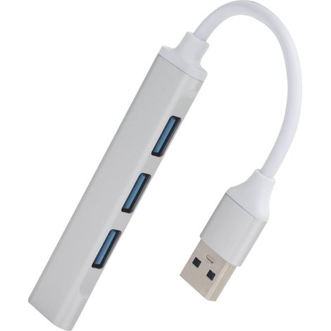 Hub USB3.0, Répartiteur USB 3.0 4 Ports, Connexion à Chaud, Transmission Haute Vitesse 5 Gbps Compatible avec USB2.0 USB1.1, Plug and Play sans Pilote, pour 7 8 XP, (1/5)