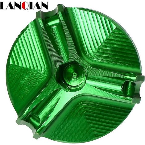 Aplicable a DUCATI HYPERMOTARD 1100 MONSTER 1100 EVO MULTISTRADA 1000/1100S STREETFIGHTER 1098 S/840 Tapa del tapón de llenado de aceite del motor (verde) (1/5)
