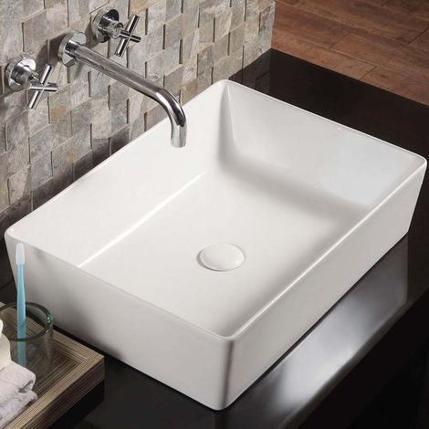 Lavabo appoggio 30x40 cm LA49 Bianco (1/3)