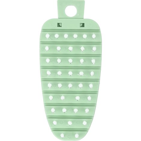 Brosse à légumes en forme de carotte, brosse à pommes de terre, brosse à fruits, éponge de cuisine verte (1/5)
