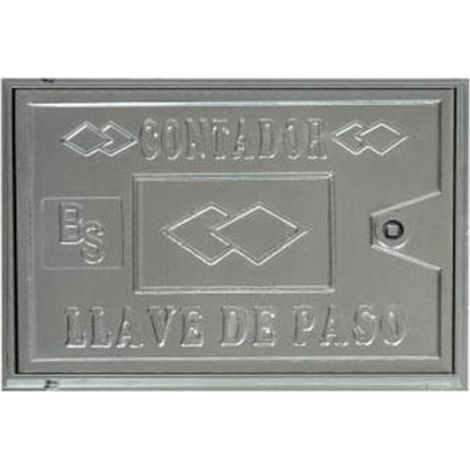 Porte de comptoir en aluminium 23x35cm