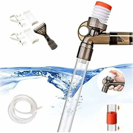 Laveuse de sable d'aquarium Nouvelle laveuse de sable de changeur d'eau d'aquarium améliorée pour enlever la mousse-LIAIKI (1/4)