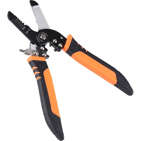 Pince multifonction électricien, dénude-câble, sertissage, pince à dénuder, coupe-fil, outil à main professionnel (1/5)