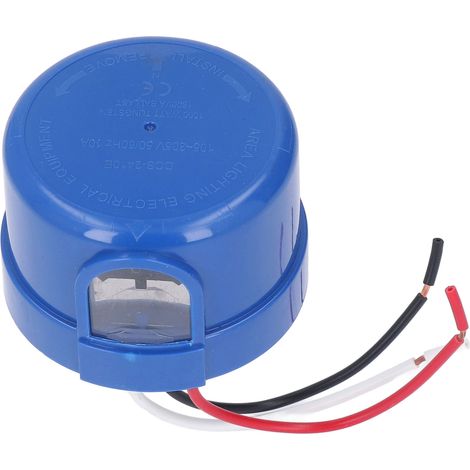 Détecteur Crépusculaire IP65 Étanche pour Lampadaire, Interrupteur Photoélectrique Haute Sensibilité Extérieur 105-305V (1/5)