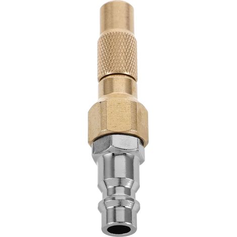 Embout Mâle Fileté et Raccord d'Air à Connexion Rapide pour Compresseur, Adaptateur Polyvalent pour Gonflage de Pneus, Paddle et Accessoires de Gonflage (1/5)