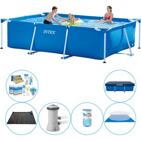 Intex Piscine Tubulaire Rectangulaire - 300x200x75 cm - 6-pièces S20044