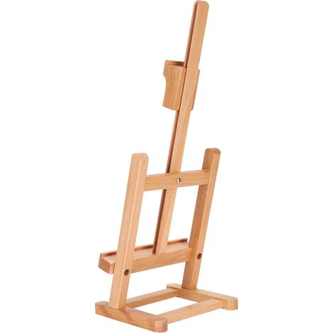 Tischstaffelei, klein, verstellbar, Buche, für Künstler, Schreibtisch, Malständer HJ-6B (1/5)