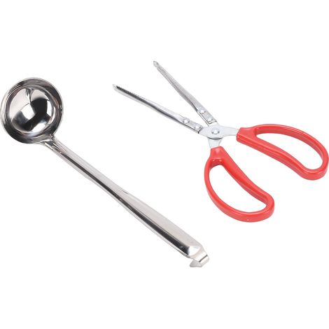 Kaminzangen-Set mit Pelletschaufel aus Gusseisen, Tischgreifer und Pellethandhabungswerkzeug (1/5)