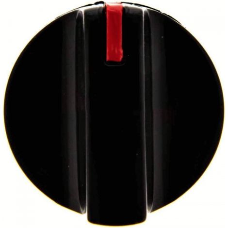 Mando para Encimera de Gas Balay  Eje Corto 6mm, Diseño Integrated Style, Acabado Negro (Repuesto Compatible)