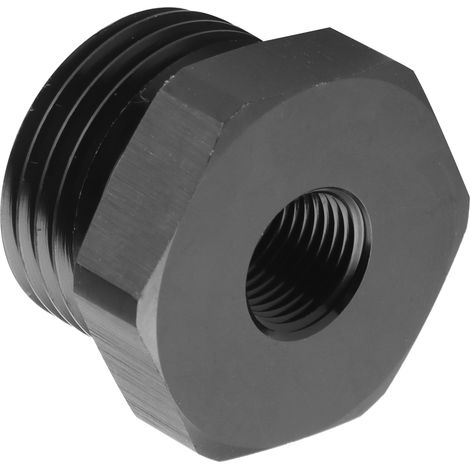 Bouchon hexagonal AN-10 ORB à filetage droit avec joint torique NBR, boss en aluminium réutilisable, raccord hydraulique étanche (1/5)