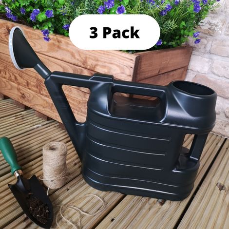 3 of 6.5L Ward Garden Watering Can With Rose - Green (1/5)