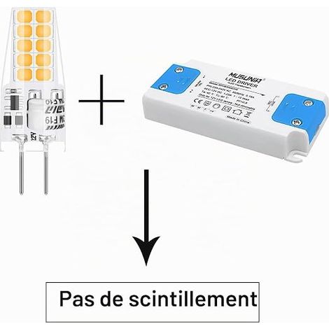 G4 LED 3W 12V AC/DC Bulbs Warm White 3000K (1/4)