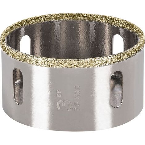 Corona diamante con borde continuo - Ø 76 mm