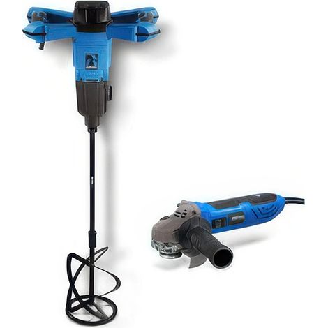 Kit Miscelatore Rurmec EV 23 Ultrapower 1400 W con Frusta e Smerigliatrice 850 W