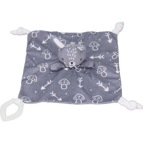 Couverture de sécurité pour animaux - Adorable couverture de sécurité pour bébé - Couverture douce, portable et légère pour l'intérieur et l'extérieur - Motif lapin (1/5)