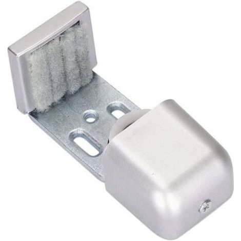 Pair Lntyq Guides de sol pour porte de grange coulissante, réglable en acier, rouleau de guidage inférieur de porte murale, matériel coulissant pour toutes les tailles de portes (1/3)