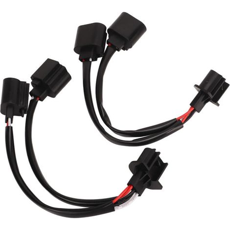 Jeffergarden 2 pièces 9008 H13 phares Conversion faisceau de cblage adaptateur de prise mle à femelle Plug and Play pour camion pick-up LED fil (1/5)