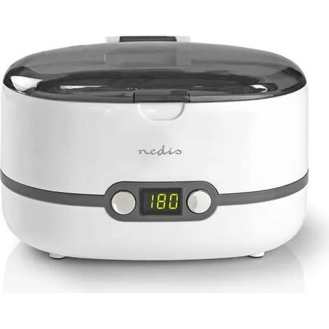 Nedis JECL110WT Limpiador de joyas por ultrasonidos blanco