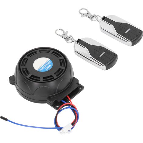 Système d'alarme antivol pour moto avec 2 télécommandes, étanche, universel, 12 V (1/5)