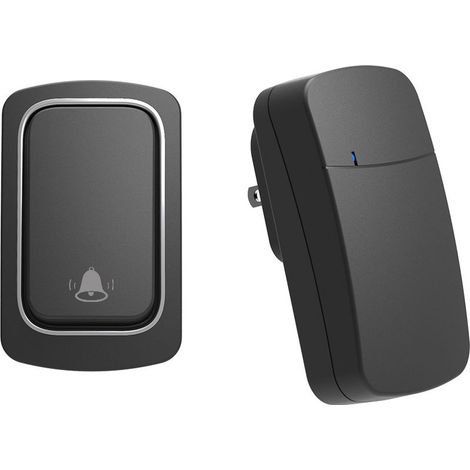 (1 à 1) (Noir) Sonnette autonome, sans pile, portée-Online Store (1/5)
