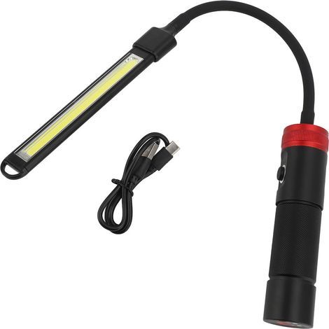 LED-Arbeitsleuchte – Flexibler Schwanenhals – USB-aufladbar – Magnetisch und tragbar – Für Mechaniker und Autoreparaturen (1/4)