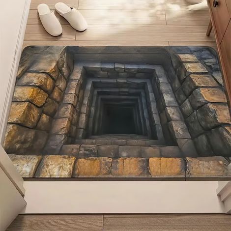 Tapis d'entrée Illusion Abysse Infinie 50x80cm - Tapis Illusion - Abysse Infinie 2