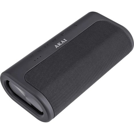 Altavoz Bluetooth Akai abtsw-90 de 60 W RMS con Bluetooth 5.0, IPX5, USB y 128 GB de almacenamiento (negro). (1/5)